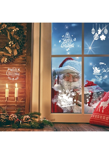 Stil Bir Stil Moruska Noel Şablonlar Çocuklar Için Çizim Şablonları Ahşap Hediye Üzerine Boyama Pencere Cam Kapı Duvar Mağazası Ev Dekorasyonu Dıy (Yurt Dışından) modelleri