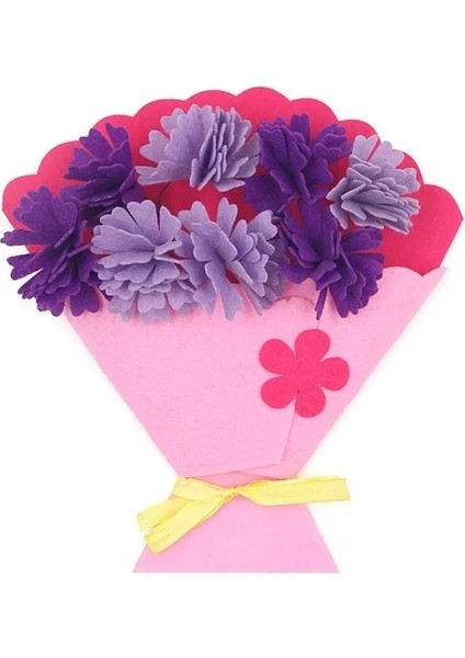 Pembe Stil Çocuklar Için Oyuncak Zanaat Oyuncak Dıy Çiçek Paketi Dokunmamış El Buketi Anaokulu Öğrenme Eğitim Oyuncak Saksı Sahne (Yurt Dışından)