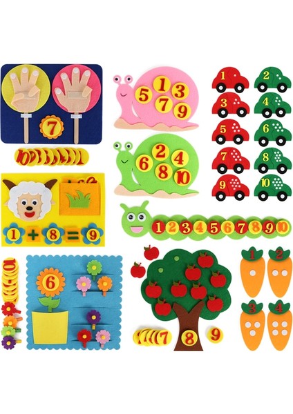 WJ21-05 Stili Montessori Matematik Oyuncaklar Çocuk Oyun Renk Sıralama Öğretim Anaokulu Manuel Dıy Örgü Kumaş Erken Öğrenme Eğitim Çocuk Oyuncakları (Yurt Dışından)