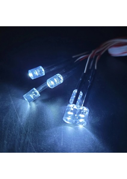 6 Adet Turuncu Tarzı Önceden Kablolanmış 12V Smd LED Soğuk Beyaz, 60CM Teller Önceden Lehimlenmiş, Model Arabalartrenlerdemiryoludemiryoluyıldız Gemisi Aydınlatma ve Elektronik (Yurt Dışından)