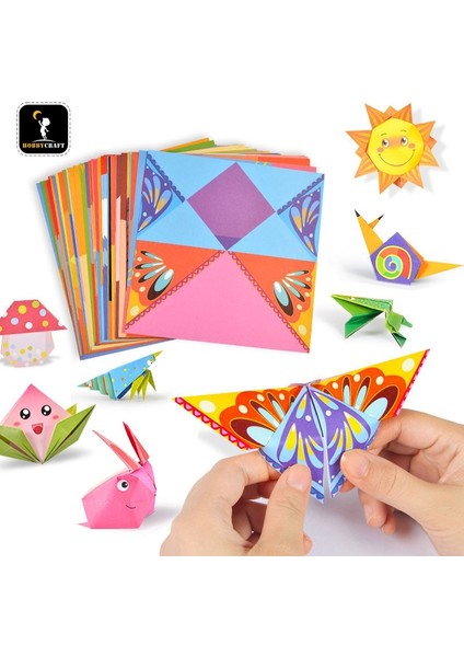 Hayvan Stili Montessori Dıy Çocuklar Zanaat Oyuncak 3D Karikatür Hayvan Origami El Sanatları Kağıt Sanat Öğrenme Çocuklar Için Eğitici Oyuncaklar Hediye (Yurt Dışından) indirimleri