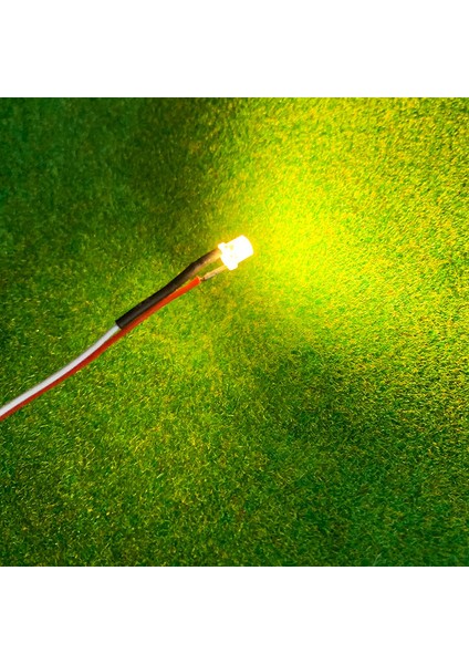 3 Adet Sıcak Beyaz Stil Önceden Kablolanmış 3V Smd LED Sıcak Beyaz, 50CM Teller Önceden Lehimlenmiştir, Model Arabalartrenlerdemiryoludemiryoluyıldız Gemisi Aydınlatması ve Elektronik (Yurt Dışından)