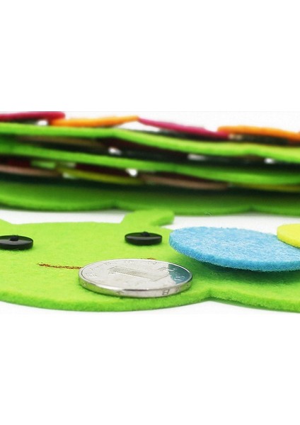 Mavi-Sarı 32CM Stili Çocuklar Tırtıl Sigara Dokuma Kumaş Dıy Oyuncak Çocuk Manuel Erken Öğrenme Eğitim Numarası Sıralama Oyuncak Anaokulu Öğretim Yardımcıları (Yurt Dışından)
