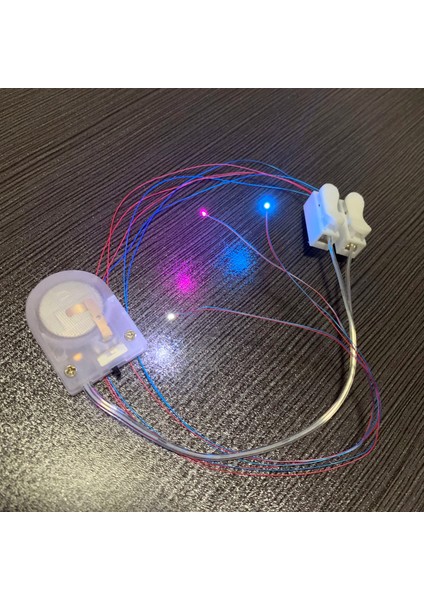 0402BUZ Mavisi Stili 3V Kablolu #md Led'ler,11 Renk MEVCUTTUR,30CM Bağlantı Telleri,hobi Model Kitidemiryoludemiryoluyıldızgemisigundam Aydınlatma (Yurt Dışından)