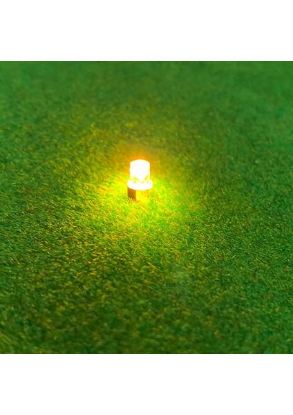 3 Adet Sıcak Beyaz Stil Önceden Kablolanmış 3V Smd LED Sıcak Beyaz, 50CM Teller Önceden Lehimlenmiştir, Model Arabalartrenlerdemiryoludemiryoluyıldız Gemisi Aydınlatması ve Elektronik (Yurt Dışından)