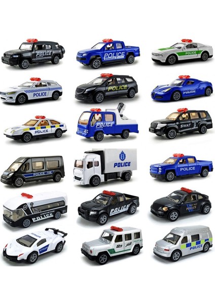 B Tarzı 1:60 Yüksek Simülasyon Araba Modeli Gerçekçi Basit Operasyon Alaşım Polis Araba Modeli Çocuk Oyuncak Çocuklar Için Doğum Günü Hediyeleri Koleksiyonu (Yurt Dışından)
