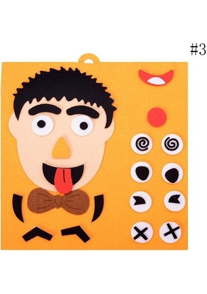 Erkek Tarzı Çocuklar Dıy 3D Duygu Bulmaca Oyuncaklar Karikatür Yüz Ifadesi Etiketler Öğrenme Çocuklar Için Eğitici Oyuncaklar Sanat Çizim Craft Kitleri (Yurt Dışından)