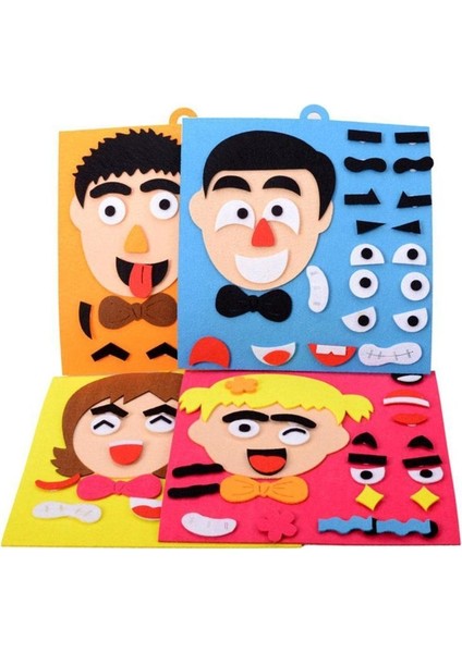 Erkek Tarzı Çocuklar Dıy 3D Duygu Bulmaca Oyuncaklar Karikatür Yüz Ifadesi Etiketler Öğrenme Çocuklar Için Eğitici Oyuncaklar Sanat Çizim Craft Kitleri (Yurt Dışından) fiyatları