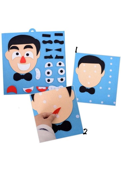 Erkek Tarzı Çocuklar Dıy 3D Duygu Bulmaca Oyuncaklar Karikatür Yüz Ifadesi Etiketler Öğrenme Çocuklar Için Eğitici Oyuncaklar Sanat Çizim Craft Kitleri (Yurt Dışından) fırsatları