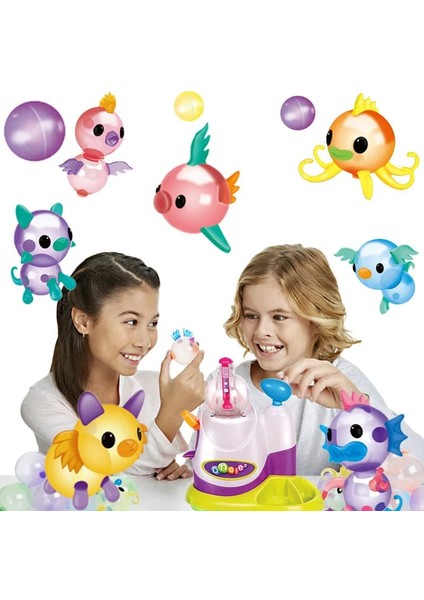 85 Adet Küçük Canavar Tarzı Oonies Dolum Paketi Çocuk Dıy El Yapımı Yaratıcı Yapışkan Top Onoies Kabarcık Şişirme Oyuncak Masa Gametoy Balon Oyun Seti (Yurt Dışından)