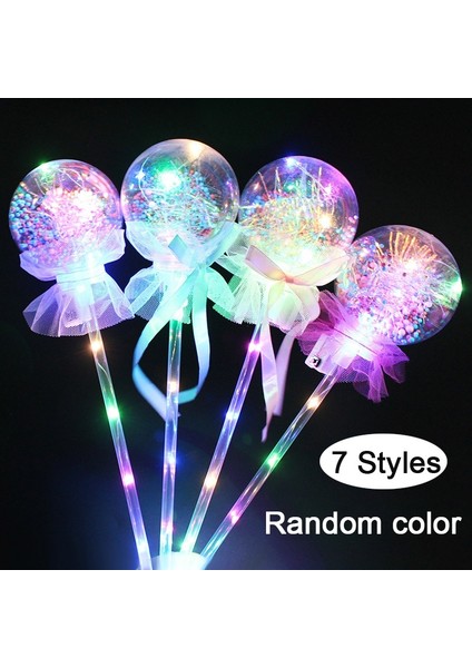 No.3 Tarzı Sihirli Hediye Glow Stick LED Peri Yanıp Sönen Değnekler Aydınlık Oyuncaklar Prenses Sihirli Hediye Çocuk Oyuncak Oyna (Yurt Dışından)