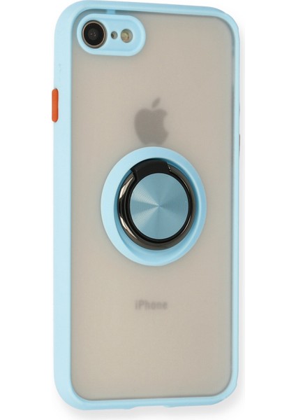 Iphone 7 Kılıf Montreal Yüzüklü Silikon Kapak - Buz Mavi 300099 fiyatları