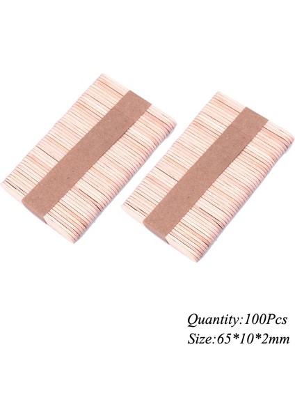 100 Adet Ms 65MM Tarzı Renkli Ahşap Dondurma Çubukları Doğal Ahşap Dondurma Çubukları Çocuklar Dıy El Sanatları Sanat Oyuncaklar Dondurma Lolly Kek Araçları Gyh (Yurt Dışından)