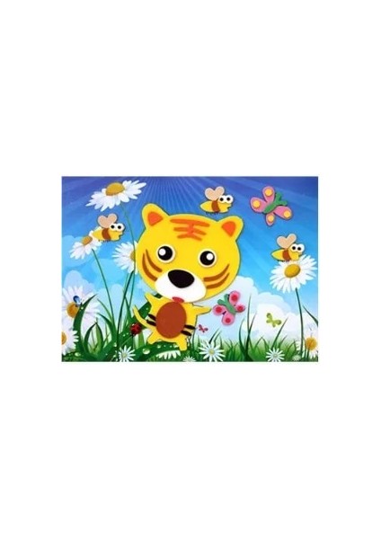 F07 Stili Eva 3D Etiketler 3D Yapıştırma Kağıt Çocuk El Yapımı Dıy Malzemeler Çocuklar Dıy Craft Oyuncaklar Bebek Anaokulu Bulmaca Oyuncak Stereo Sticker (Yurt Dışından)