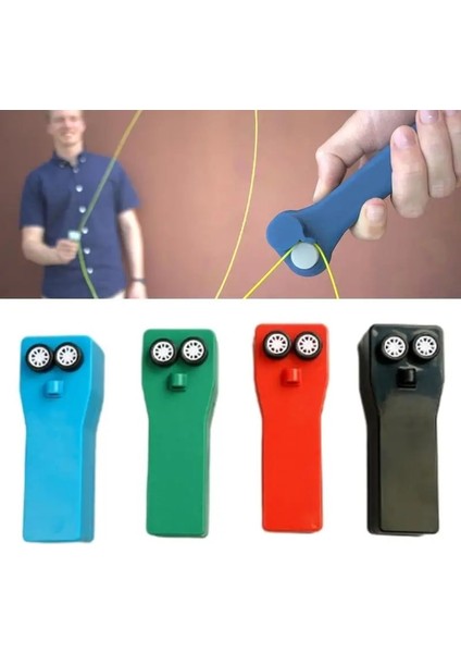 Yeşil Stil Halat Fırlatıcı Itici Fermuarlı Halat Pervane Halat Dize Denetleyicisi ile Parti Lezzet Taşınabilir Eğlenceli Elektrikli Oyuncak Her Yaş Için (Yurt Dışından)
