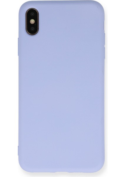 Iphone x Kılıf Nano Içi Kadife Silikon - Lila 300099