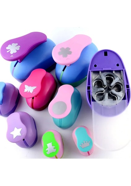Ayı Stili Ücretsiz Çiçek Furador 5*3*4.5 cm Diy Kağıt Kesme Eva Köpük Maker Zımba Scrapbooking Çocuk Için Emek Tasarrufu Delik Delme Kabartma (Yurt Dışından)
