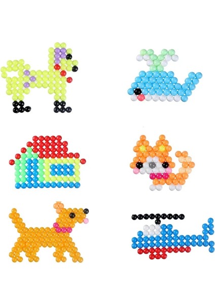 12 Renkli Hediye Kutusu Stili Sihirli Su Yapışkan Boncuk Oyuncaklar Dıy Aquabeads El Yapımı Boncuk Oyuncak Eğitici Bulmaca Çocuk Kız Erkek Için Hama Aqua Boncuk (Yurt Dışından)
