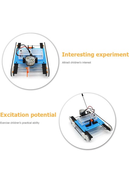 No.25 Tarzı Dıy Bilim Deney Model Kiti Elektrikli Tank Malzemeleri Yaratıcı Eğitici Oyuncaklar Projeleri Öğretim Ekipmanları Birleştirin (Yurt Dışından)