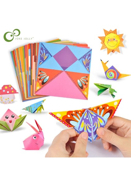 Yaşam Tarzı Yaratıcı Eğlenceli Malzeme Dıy Yapımı Origami Oyuncaklar Çocuk El Yapımı Origami 3D El Yapımı Renkli Eğlenceli Origami Eğitici Oyuncak Lxx (Yurt Dışından) fiyatları