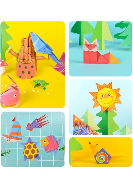 Yaşam Tarzı Yaratıcı Eğlenceli Malzeme Dıy Yapımı Origami Oyuncaklar Çocuk El Yapımı Origami 3D El Yapımı Renkli Eğlenceli Origami Eğitici Oyuncak Lxx (Yurt Dışından) indirimleri