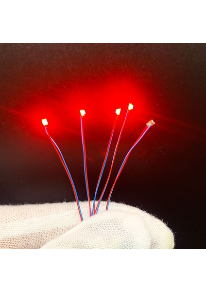 5 Adet 0603 Kırmızı Stil 3V Kablolu #md Led'ler,6 Renk MEVCUTTUR,30CM Bağlantı Kabloları,hobi Model Kitirailroadrailwaystarshipgundam Lighting (Yurt Dışından)