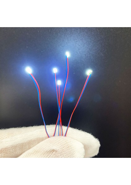 5 Adet 0603 Kırmızı Stil 3V Kablolu #md Led'ler,6 Renk MEVCUTTUR,30CM Bağlantı Kabloları,hobi Model Kitirailroadrailwaystarshipgundam Lighting (Yurt Dışından)