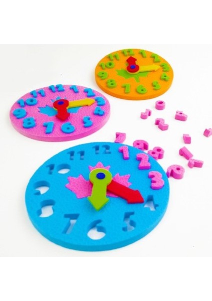 1 Adet Rastgele Renk Stili Öğretim Anaokulu Kılavuzu Dıy Eva Saat Erken Öğrenme Eğitim Bebek Çocuk Oyuncakları Montessori Öğretim Yardımcıları Matematik Oyuncaklar Küçük Oyun (Yurt Dışından) fırsatları