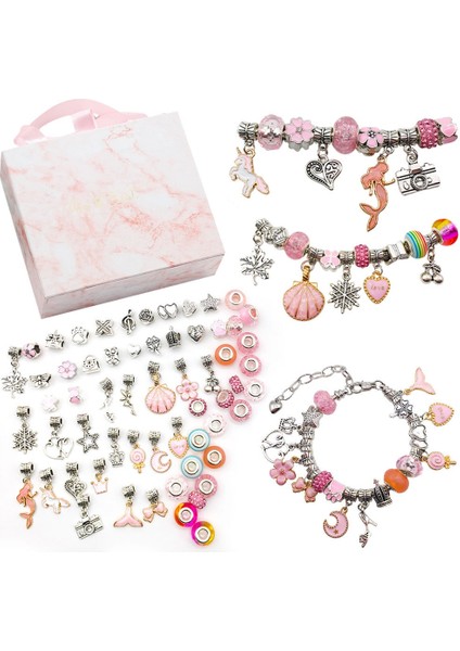 YG10137-6 Stili Sıcak Satış Çocuk Dıy Bilezik Kitleri Set Alaşım Charms Kristal Boncuk Dıy Için Decraction Bilezik (Yurt Dışından) fiyatları