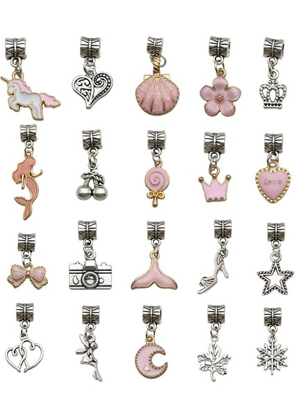 YG10137-6 Stili Sıcak Satış Çocuk Dıy Bilezik Kitleri Set Alaşım Charms Kristal Boncuk Dıy Için Decraction Bilezik (Yurt Dışından) fırsatları