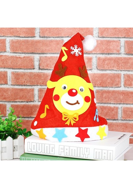 Yeşil Stil El Sanatları Noel Çorap Şapka Anaokulu Çocuk Oyuncakları El Sanatları Süslemeleri Çocuk Malzemeleri Hediye Çantası Kız Erkek Eğitici Oyuncaklar (Yurt Dışından)