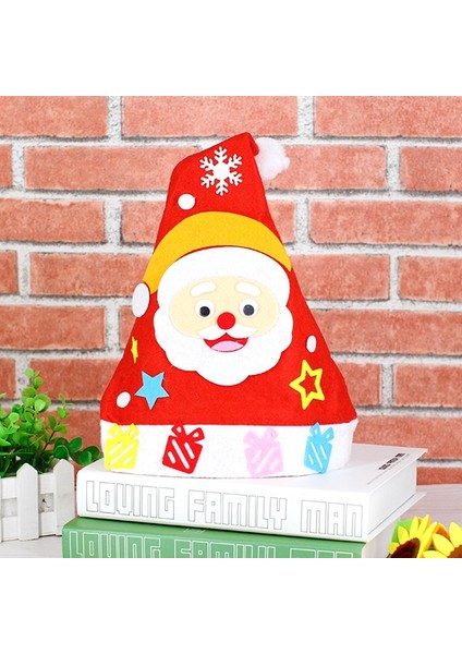 Mavi Stil El Sanatları Noel Çorap Şapka Anaokulu Çocuk Oyuncakları El Sanatları Süslemeleri Çocuk Malzemeleri Hediye Çantası Kız Erkek Eğitici Oyuncaklar (Yurt Dışından)