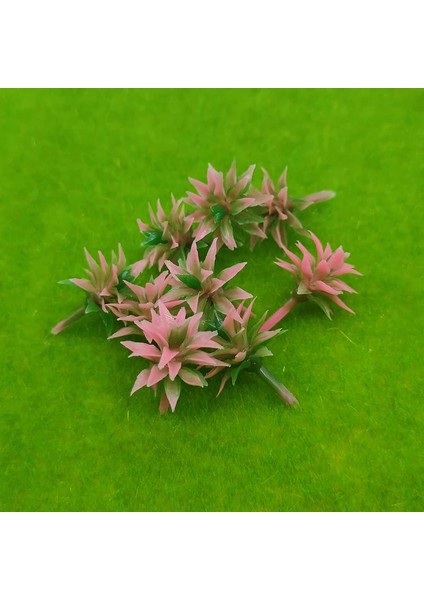 Sarı GREEN30PCS Tarzı Model Ağaç Çalılar, Ho Ölçekli Çiçek Çim Orman Yeşillik Bitkiler Bina Park Bahçe Minyatür Peyzaj Düzeni 1::100 (Yurt Dışından)