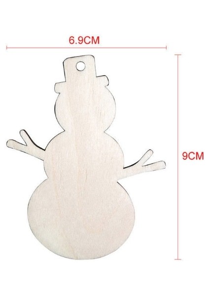 No.5 Tarzı Ahşap Noel Süslemeleri Dıy Craft Oyuncaklar Hediyeler (Yurt Dışından)