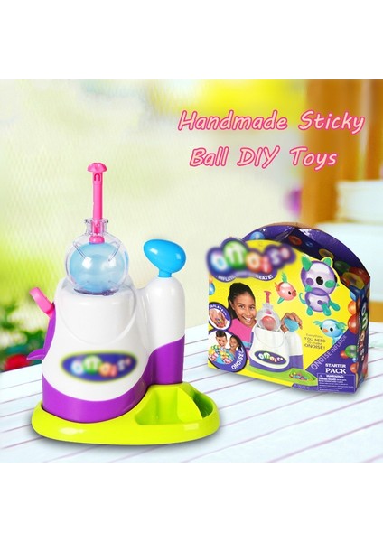 Çok Renkli Stil Yenilikçi El Yapımı Yapışkan Top Dıy Oyuncaklar Çocuklar Için Chid Çocuk Bobo Yapışkan Müzik Yapışkan Top Makinesi Onoies Oyuncak Oğlan Kız Için (Yurt Dışından)