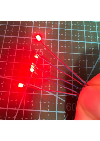 1206 Kırmızı Stil Kablolu LED Smd V LED Lamba Modelleri Tren Tren Demiryolu Için Ön Lehimli Mikro Litz Peyzaj Hobi Model Kiti Demiryolu Aydınlatma (Yurt Dışından)