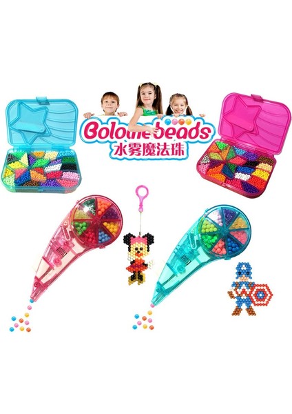 1 Boncuk Stili Dahil Değildir Dıy Mist Sihirli Renk Aksesuarları Modeli Bezelye Çocuk Çizimleri Aqua Kağıt Kartı Şablonu Bulmaca Boncukları Mega Dolum (Yurt Dışından)