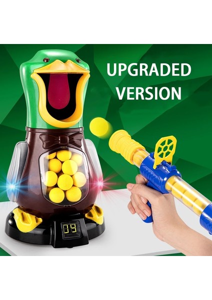 Gun-12 Mermi Stili Komik Havalı Güvenlik Yumuşak Mermi Tabancası Vur Bana Aç Çekim Ördeği Elektronik Oyun Hedef Mermi Çocuk Oyuncak (Yurt Dışından)