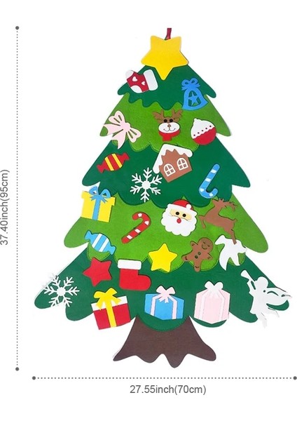 Kardan Adam Stili Dıy Keçe Noel Ağacı Çocuk Oyuncakları Çocuklar Için Anaokulu El Sanatları Kardan Adam Eğitici Oyuncaklar Dekorasyon Çocuklar Için En Iyi Hediyeler (Yurt Dışından)