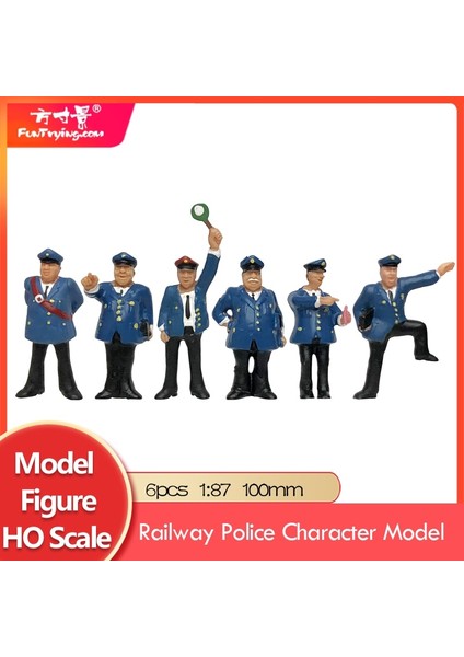 Ho Ölçekli Model Şekil Seti Demiryolu Yetkilileri Manzara Modeli Tren Demiryolu Düzeni Manzara Diy Minyatür Dioramas Ekranı (Yurt Dışından)