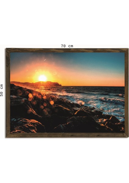 Masif Çerçeveli Doğa Resmi Baskılı Tablo 23 modelleri