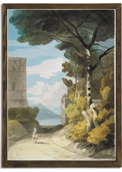 Masif Çerçeveli Doğa Resmi Baskılı Tablo 49 fiyatları