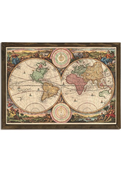 Masif Çerçeveli Atlas Resim Baskılı Özel Tasarım Tablo 15 fiyatları