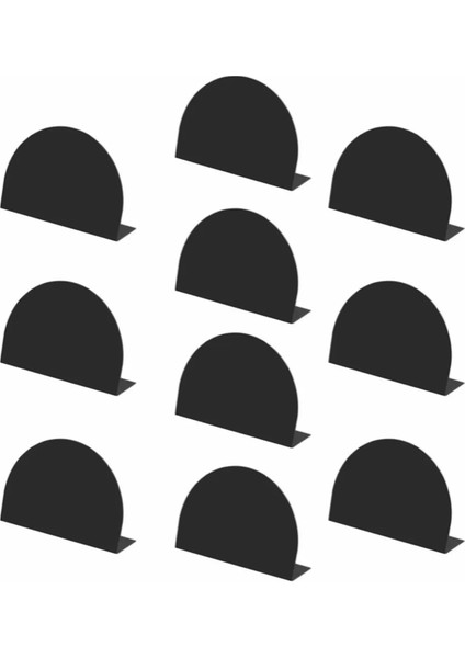 Pvc Mini Yarım Daire Tasarımlı Stand 6,5x8 cm , Pastane, Fırın, Büfe, Parti Masa Stand, Yazması Kolay fırsatları