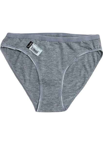 Kadın Suyolu Bikini Slip Külot 3'lü Paket Siyah Gri Pembe fırsatları