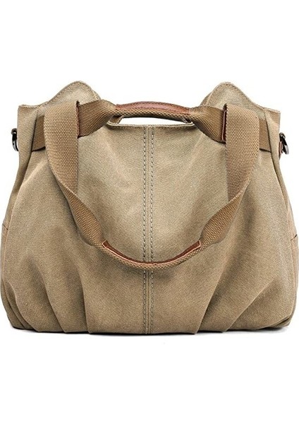 Olevs Kadın Casual Retro Retro Retro Hobo Tuval Günlük Cüzdan Üst Kolu Omuz Desteği Alışveriş Çantası (Yurt Dışından)