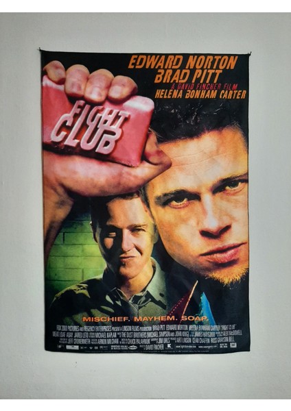 Fight Club - Soap Desenli Tasarım Duvar Halısı