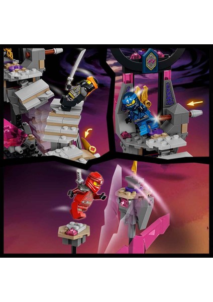 NINJAGO® Kristal Kral Tapınağı 71771 - 8 Yaş ve Üzeri Çocuklar için NINJAGO Tapınağı Oyuncak Yapım Seti (703 Parça)