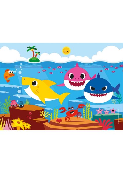 - 2X20 Parça Puzzle - Baby Shark