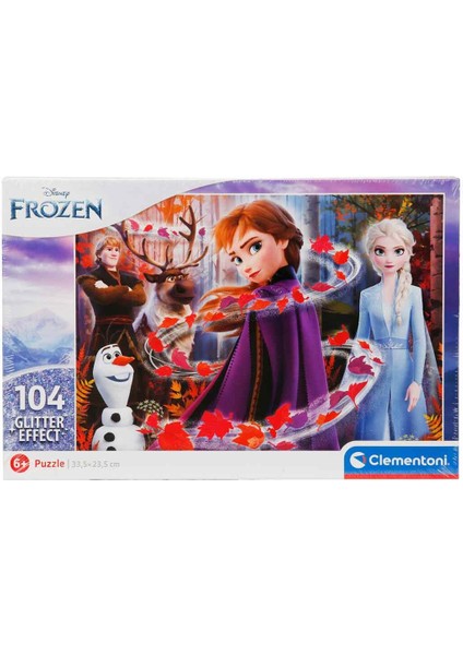 - 104 Parça Puzzle Simli Frozen - 1